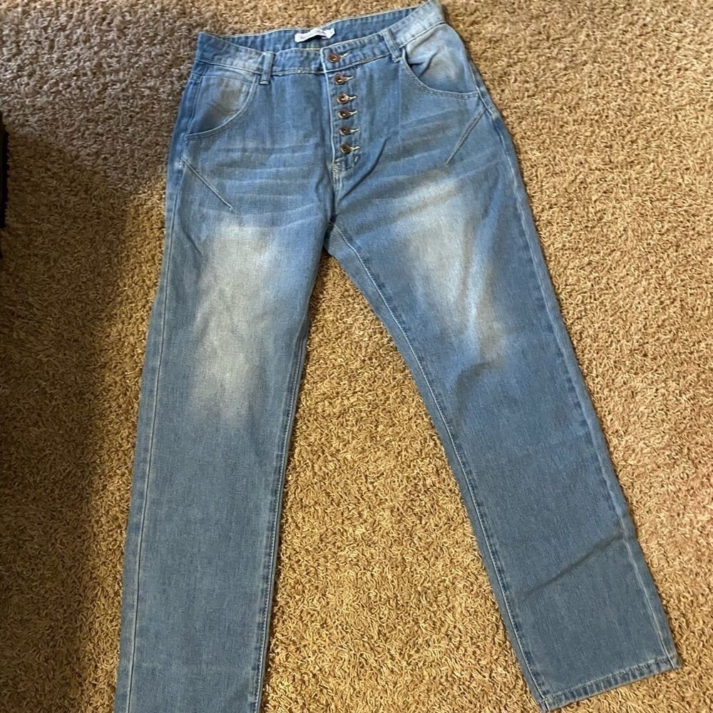 MISSLOCK lighter weight denim jeans size M